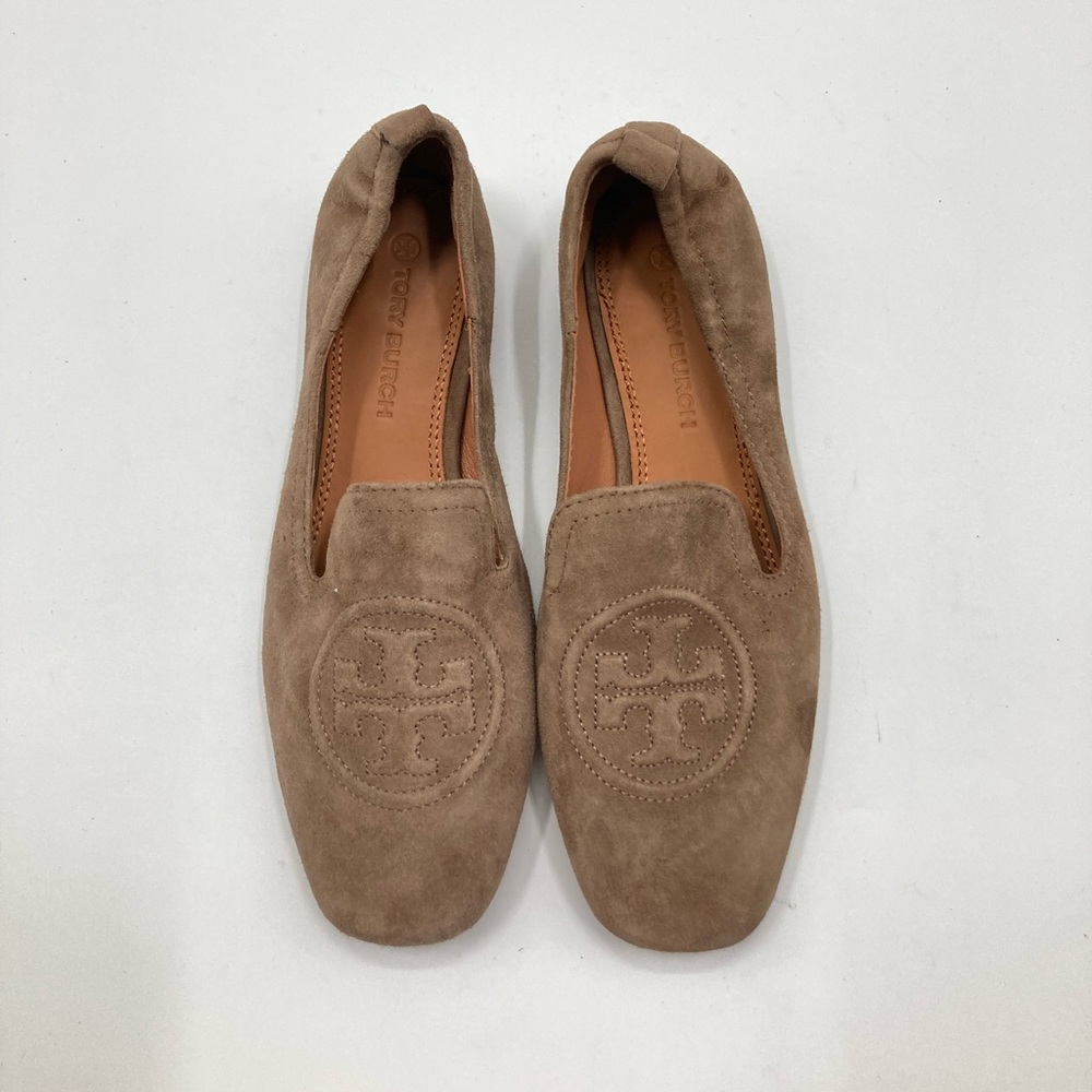 Tory Burch brown suede loafers size 5